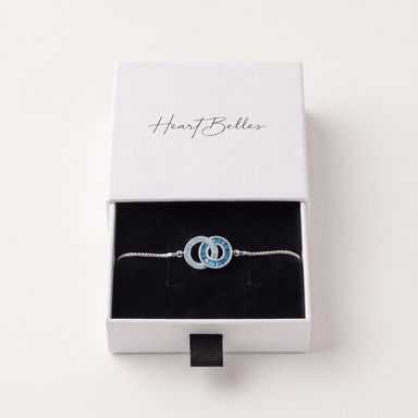 Always Connected Linked Circles Bracelet
