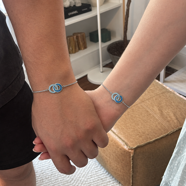 Always Connected Linked Circles Bracelet