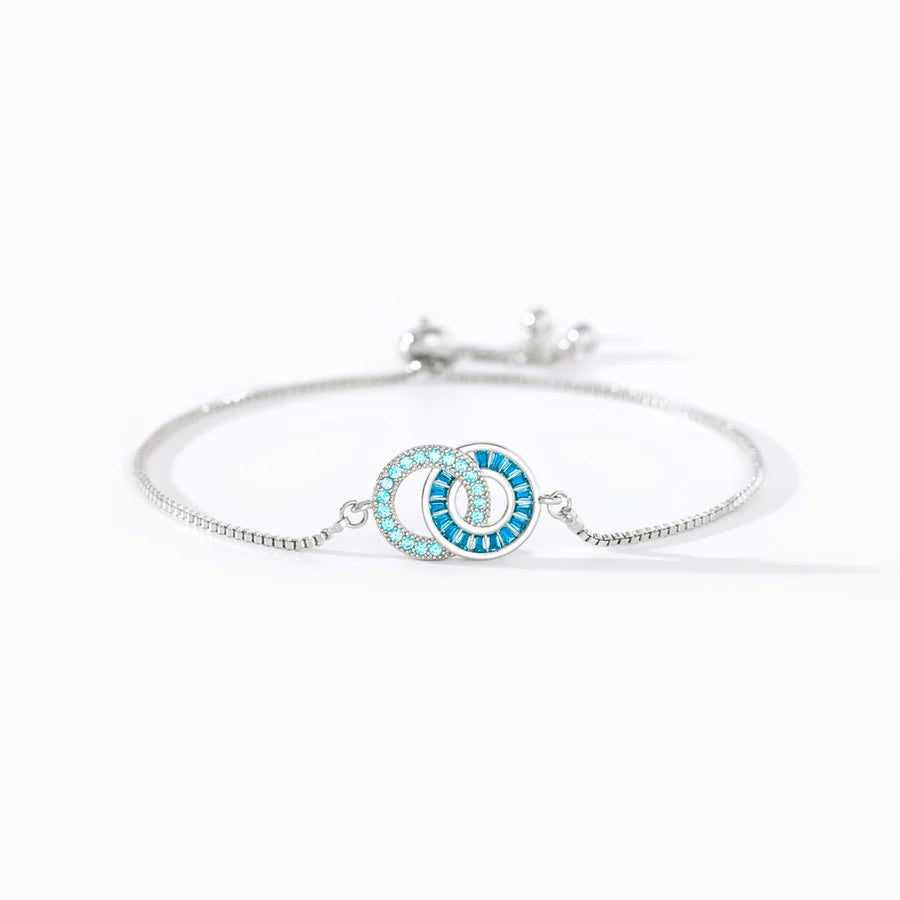 Always Connected Linked Circles Bracelet