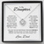 To My Daughter From Dad - “Forever My Little Girl” Love Knot Necklace